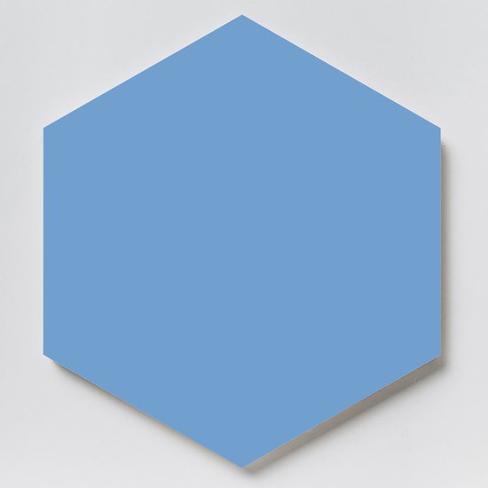 Hex25 Blue Natural Hexagon