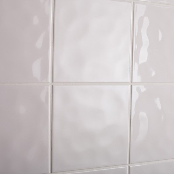Johnson Tiles Intro Collection Polar White Bumpy Gloss
