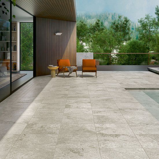 Cortona Grey Grip 600x600mm & 300x300mm Mosaic