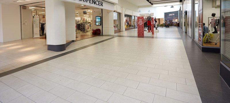 Johnson Tiles When Shrewsbury S Darwin Shopping Centre Required The Floor Tiles For Its Recent Refurbishment A Combination Of Johnson Tiles Minerals Range In Slate And Dolomite Added To The Overall Relaxing