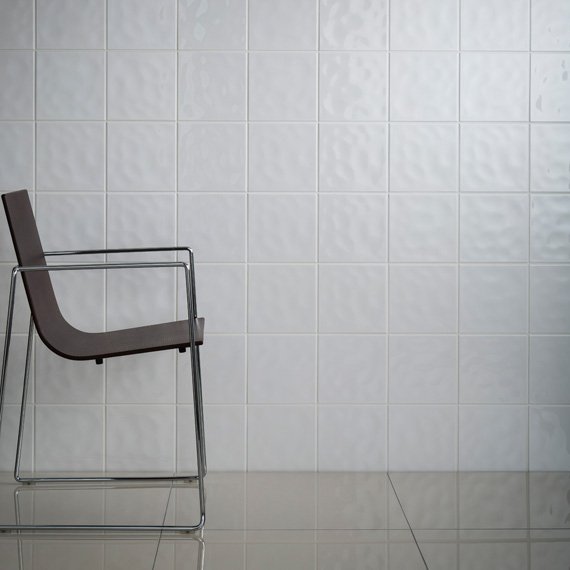 Johnson Tiles Intro Collection Cristal White Bumpy Gloss