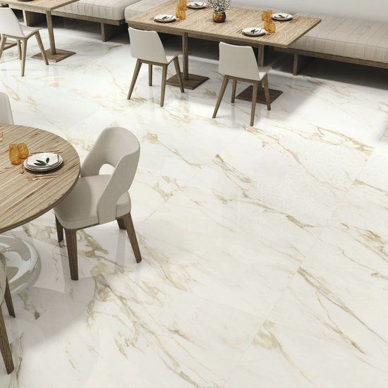 Allure White/Gold Polished 1200x1200mm