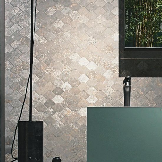 Ecostone Basalt Natural Scale Mosaic 300x300mm