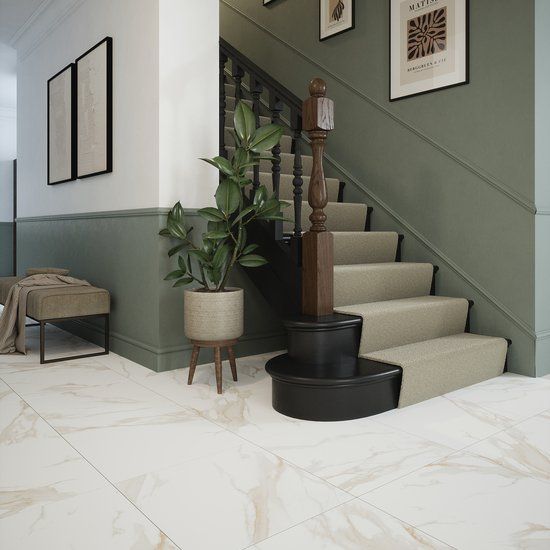 Contempo Statuario Gold Marble Natural 600x600mm