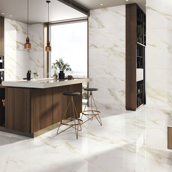 Allure White/Gold Polished 1200x600mm & 1200x1200mm