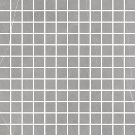 Buckingham - Grey - 25mm Square Mosaic