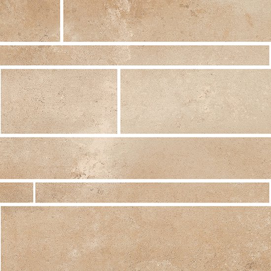 Glademoor Sand Natural (Mixed Strip Mosaic) Mosaic