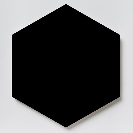 Hex25 Black Natural Hexagon