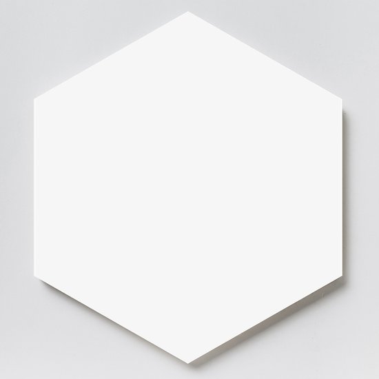 Hex25 White Antislip Hexagon