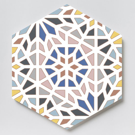 Hex25 Kasbah Mix Natural Hexagon