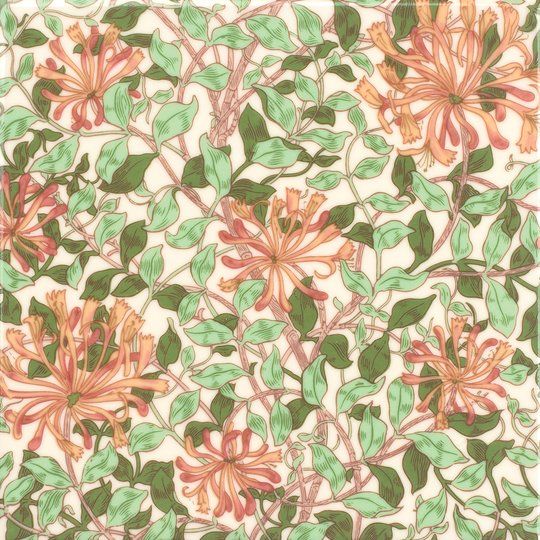 William Morris, Honeysuckle Field, Gloss