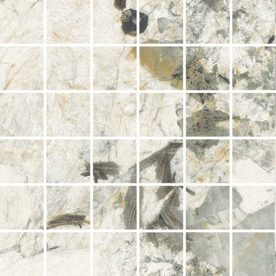 Luxx Light Quartzite Natural (Square Mosaic)
