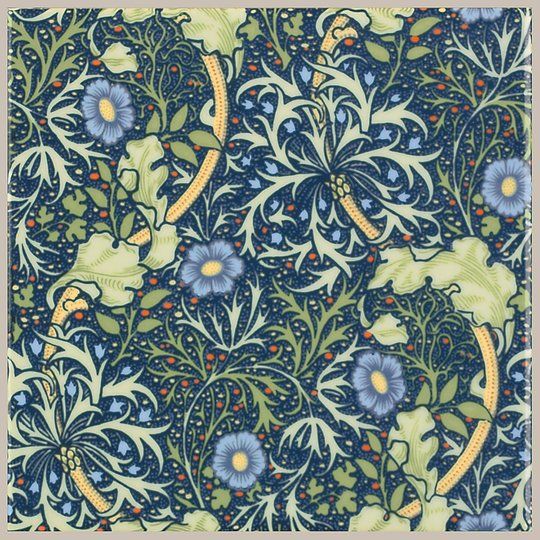 William Morris, Seaweed Field, Gloss